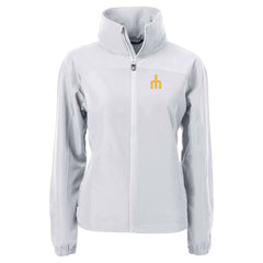Seattle Mariners Cutter & Buck Women's Charter Eco Recycled Full-Zip Jacket - Gray - MLB on Sale