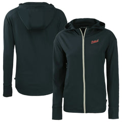 Detroit Tigers Cutter & Buck Women's Daybreak Eco Recycled Full-Zip Hoodie Jacket - Navy - MLB on Sale