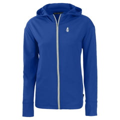 Chicago Cubs Cutter & Buck Women's Cooperstown Collection Daybreak Eco Recycled Full-Zip Hoodie Jacket - Royal - MLB Discount