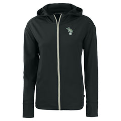 Athletics Cutter & Buck Women's Daybreak Eco Recycled Full-Zip Hoodie Jacket - Black - MLB Discount