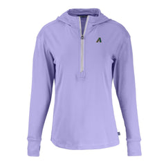 Arizona Diamondbacks Cutter & Buck Women's Daybreak Eco Recycled Half-Zip Hoodie - Purple - MLB on Sale