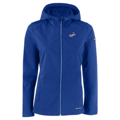 Los Angeles Dodgers Cutter & Buck Women's Evoke Eco Softshell Recycled Full-Zip Jacket - Royal - MLB Sale