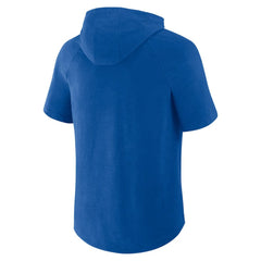 Chicago Cubs Fanatics Clubhouse Optimal Play Raglan Hoodie T-Shirt - Royal - Fanatics Discount