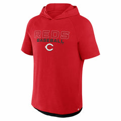Cincinnati Reds Fanatics Clubhouse Optimal Play Raglan Hoodie T-Shirt - Red - Fanatics Online