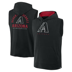 Arizona Diamondbacks Fanatics Fire Speed Sleeveless Pullover Hoodie - Black - Fanatics on Sale