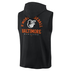 Baltimore Orioles Fanatics Fire Speed Sleeveless Pullover Hoodie - Black - Fanatics Online