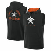 Houston Astros Fanatics Fire Speed Sleeveless Pullover Hoodie - Black - Fanatics Sale