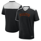San Francisco Giants Fanatics Walk Off V-Neck T-Shirt - Black - Fanatics Sale