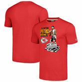 Patrick Mahomes Kansas City Chiefs Homage Unisex Caricature Player Tri-Blend T-Shirt Red