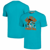 Tyreek Hill Miami Dolphins Homage Unisex Caricature Player Tri-Blend T-Shirt Heathered Aqua