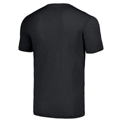 Bo Jackson Las Vegas Raiders Homage Unisex NFL Blitz Retired Player Tri-Blend T-Shirt Heathered Charcoal
