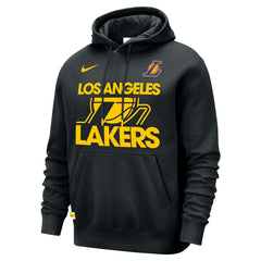 Los Angeles Lakers Courtside Club Pullover Hoodie Black | Nike discount