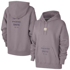 Phoenix Suns Jordan Brand Women's Courtside Statement Edition Premium Pullover Hoodie Purple