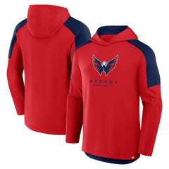 Washington Capitals Fanatics Meta Game Transitional Pullover Hoodie - Red - NHL 201742902