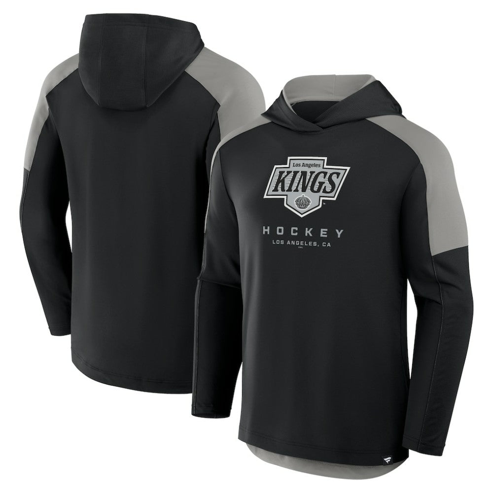 Los Angeles Kings Fanatics Meta Game Transitional Pullover Hoodie - Black - NHL 201742915