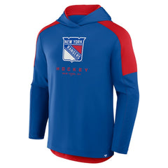 New York Rangers Fanatics Meta Game Transitional Pullover Hoodie - Blue - NHL 201742917