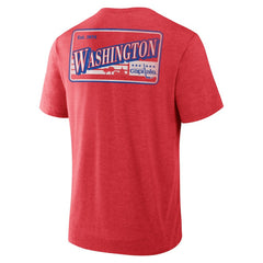 Washington Capitals Fanatics Fan Lanes Tri-Blend T-Shirt - Heather Red - NHL 201742924