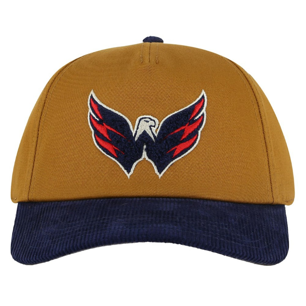 Washington Capitals American Needle Burnett Adjustable Hat - Tan/Navy - NHL 201747068