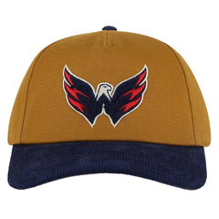 Washington Capitals American Needle Burnett Adjustable Hat - Tan/Navy - NHL 201747068
