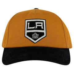 Los Angeles Kings American Needle Burnett Adjustable Hat - Tan/Black - NHL 201747073