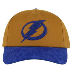 Tampa Bay Lightning American Needle Burnett Adjustable Hat - Tan/Blue - NHL 201747083