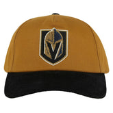 Vegas Golden Knights American Needle Burnett Adjustable Hat - Tan/Black - NHL 201747085
