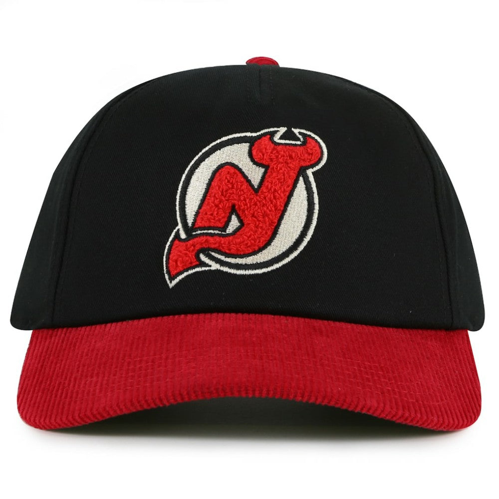 New Jersey Devils American Needle Burnett Adjustable Hat - Black/Red - NHL 201747128