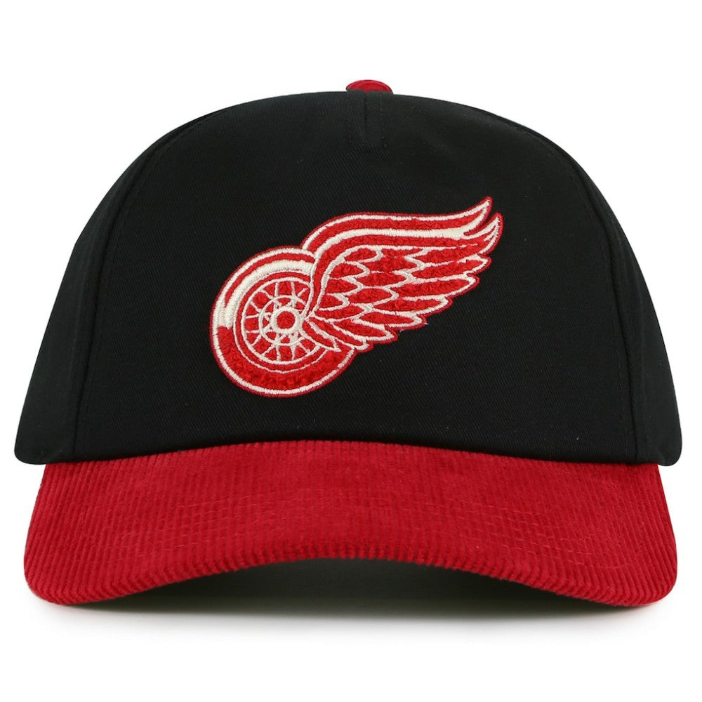 Detroit Red Wings American Needle Burnett Adjustable Hat - Black/Red - NHL 201747149