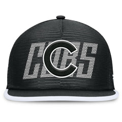 Chicago Cubs Fanatics Let's Glow Line Drive Snapback Hat - Black - Fanatics Lifestyle