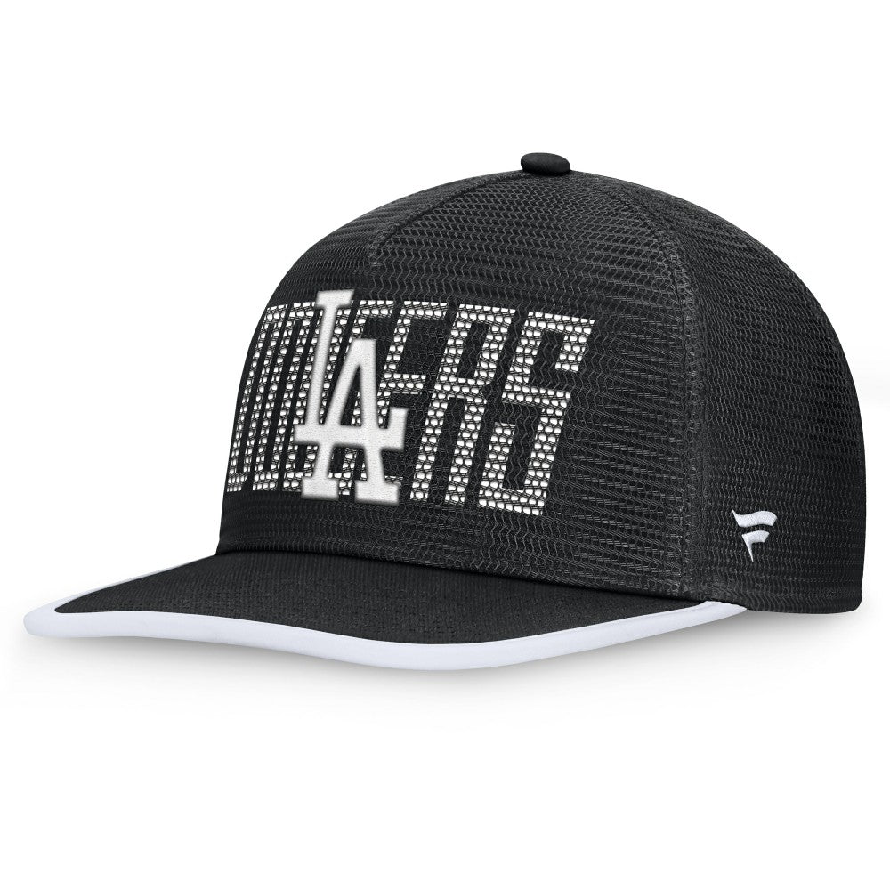 Los Angeles Dodgers Fanatics Let's Glow Line Drive Snapback Hat - Black - Fanatics on Sale