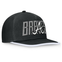 Atlanta Braves Fanatics Let's Glow Line Drive Snapback Hat - Black - Fanatics on Sale
