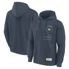 Philadelphia 76ers Future Ground Info Elements Premium Pullover Hoodie Blue | Fanatics US