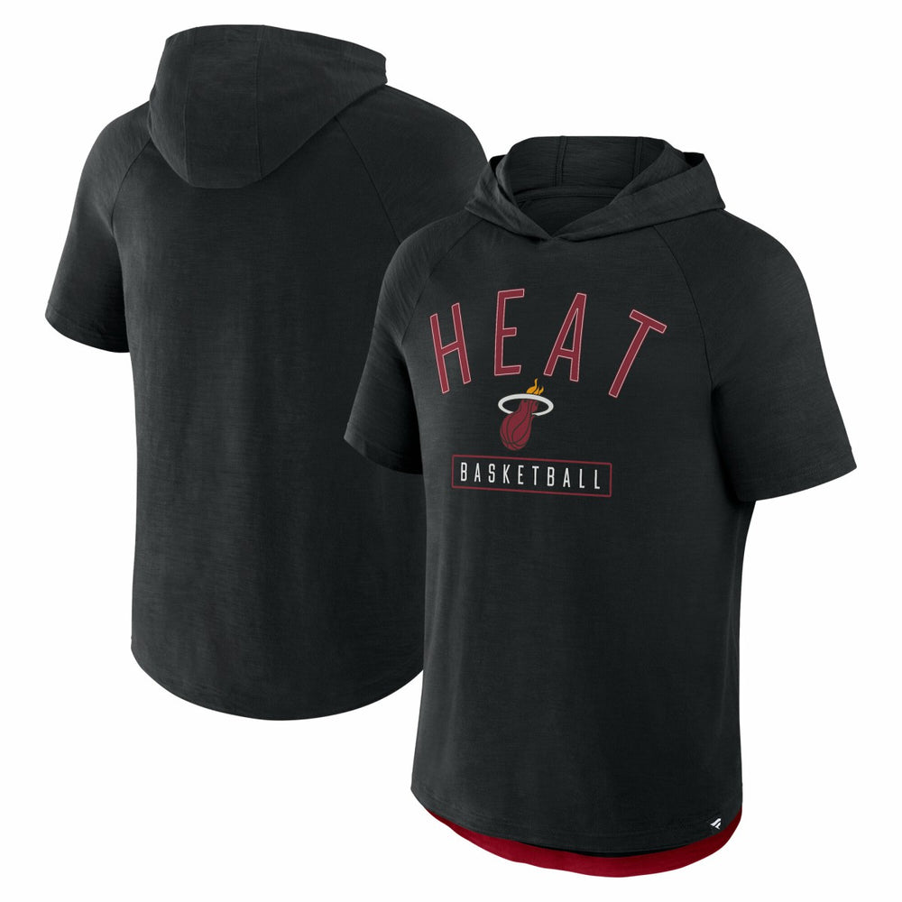 Miami Heat Pass Legend Raglan Hoodie T-Shirt Black | Fanatics discount