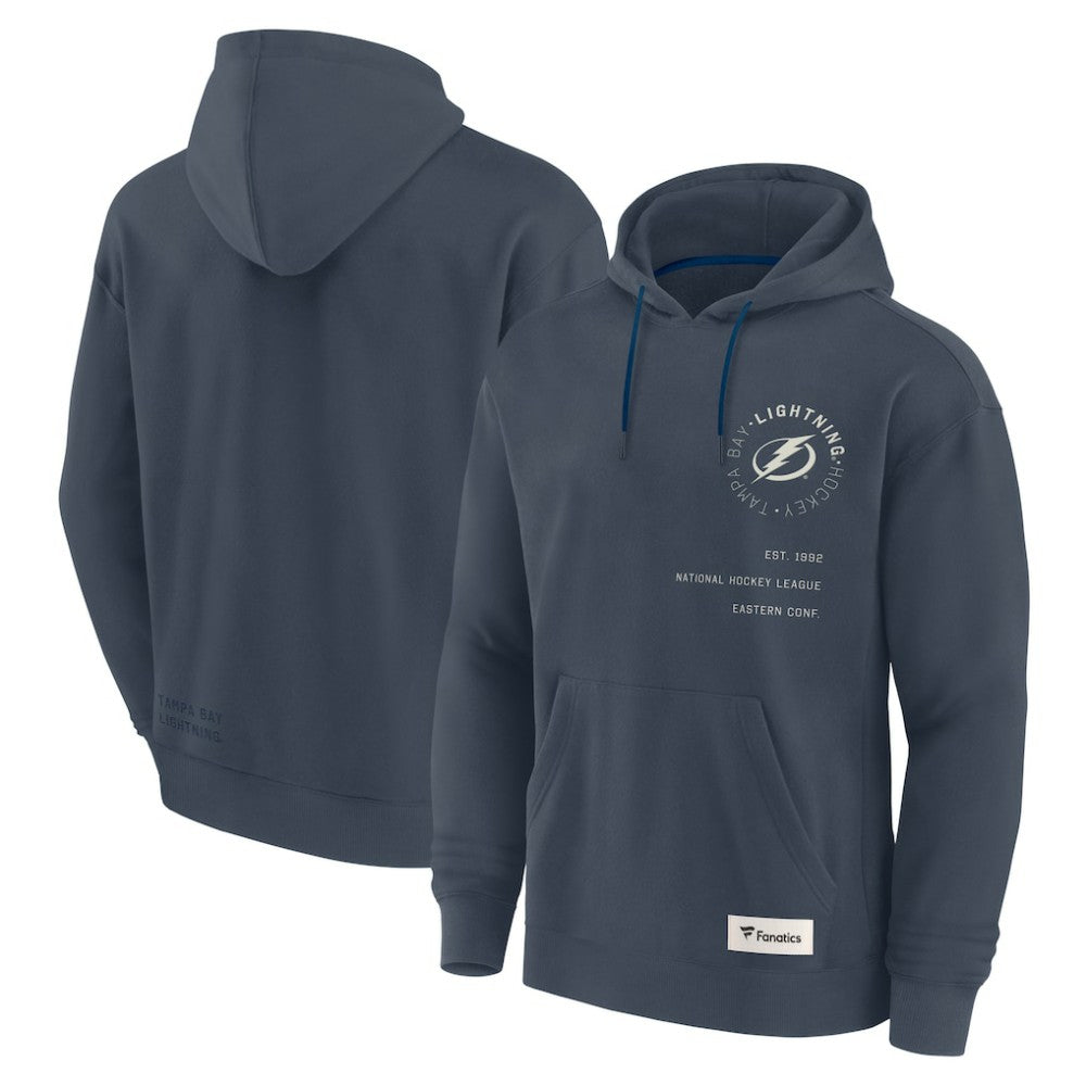 Tampa Bay Lightning Fanatics Future Ground Info Pullover Hoodie - Navy - NHL 201752400
