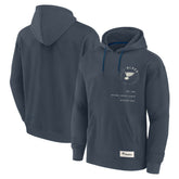 St. Louis Blues Fanatics Future Ground Info Pullover Hoodie - Navy - NHL 201752414