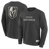 Vegas Golden Knights Fanatics Elements Future Ground Lettering Pullover Sweatshirt - Charcoal - NHL 201752433