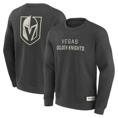 Vegas Golden Knights Fanatics Elements Future Ground Lettering Pullover Sweatshirt - Charcoal - NHL 201752433