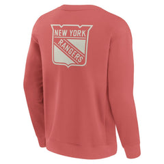 New York Rangers Fanatics Elements Future Ground Lettering Pullover Sweatshirt - Red - NHL 201752443