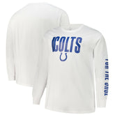 Fanatics Indianapolis Colts Big & Tall Vision Long Sleeve T-Shirt White
