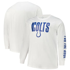 Fanatics Indianapolis Colts Big & Tall Vision Long Sleeve T-Shirt White