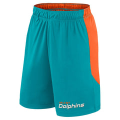 Fanatics Miami Dolphins Big & Tall Launch Shorts Aqua/Orange