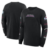 Colorado Avalanche Fanatics Boxed In Legacy Long Sleeve T-Shirt - Black - NHL 201826839