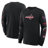 Washington Capitals Fanatics Boxed In Legacy Long Sleeve T-Shirt - Black - NHL 201826841