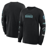 Seattle Kraken Fanatics Boxed In Legacy Long Sleeve T-Shirt - Black - NHL 201826847