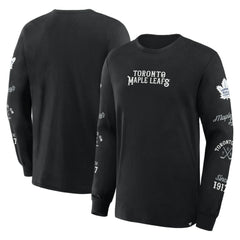 Toronto Maple Leafs Fanatics Boxed In Legacy Long Sleeve T-Shirt - Black - NHL 201826848