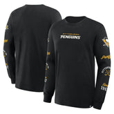 Pittsburgh Penguins Fanatics Boxed In Legacy Long Sleeve T-Shirt - Black - NHL 201826853