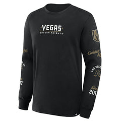 Vegas Golden Knights Fanatics Boxed In Legacy Long Sleeve T-Shirt - Black - NHL 201826854