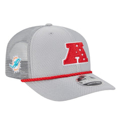 Miami Dolphins New Era 2025 Pro Bowl 9SEVENTY Stretch-Snap Hat Gray
