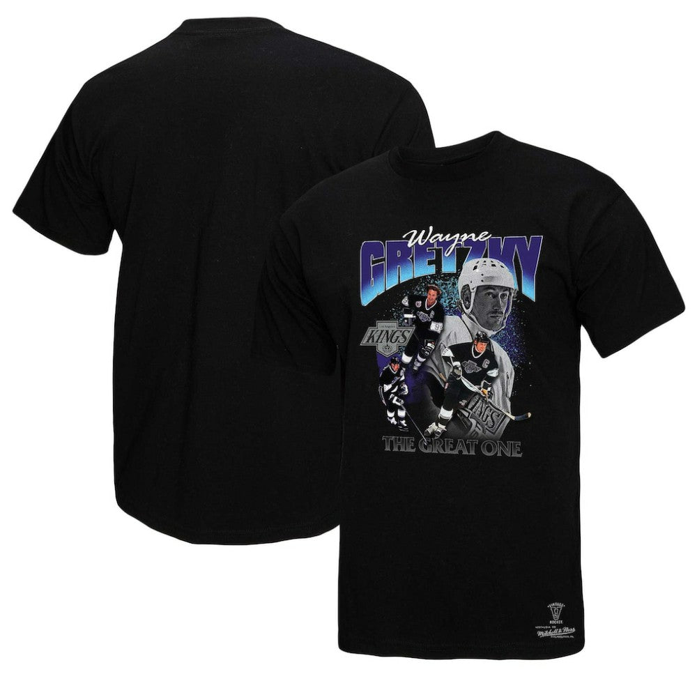 Wayne Gretzky Los Angeles Kings Mitchell & Ness Player Collage T-Shirt - Black - NHL 201831724