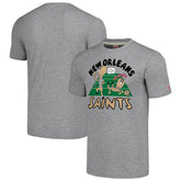 New Orleans Saints NFL x Homage x Beavis and Butt-Head Unisex Tri-Blend T-Shirt – Gray